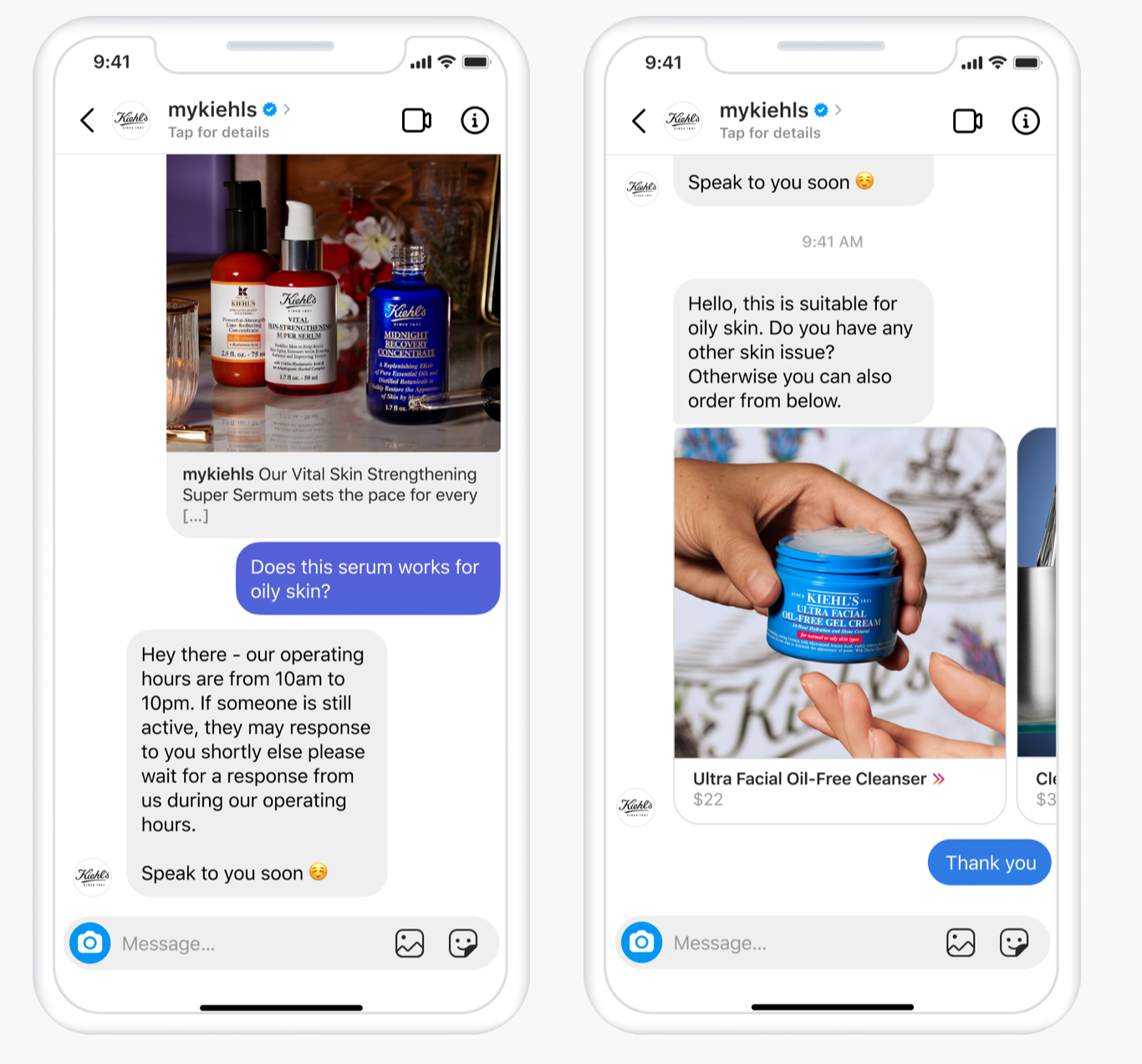 Instagram API through Facebook screenshot