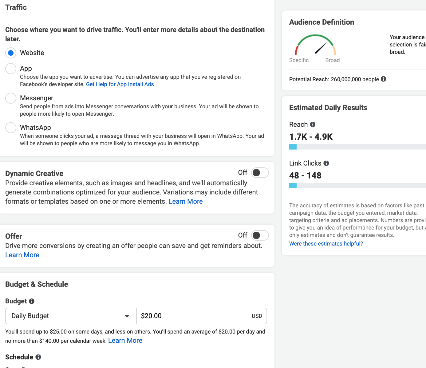 Creating Instagram Explore Ads in Facebook