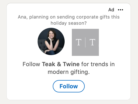 LinkedIn dynamic ads